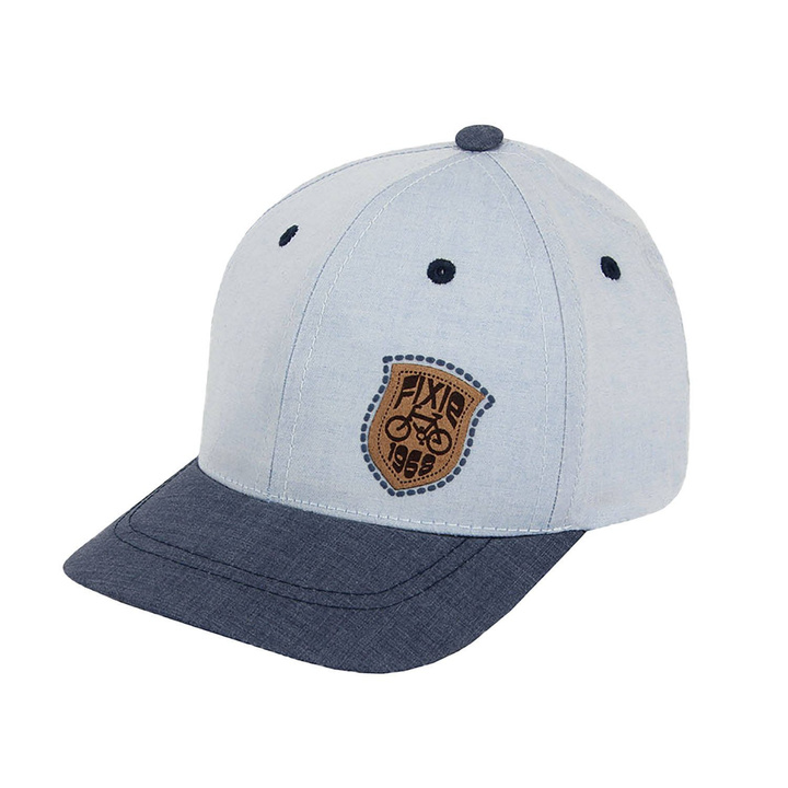 Casquette garçon, automne/printemps, bleu clair, coton, Fixie