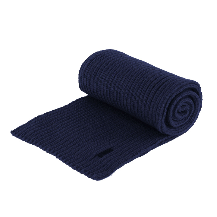 Écharpe d'hiver homme, bleu marine, Magnat
