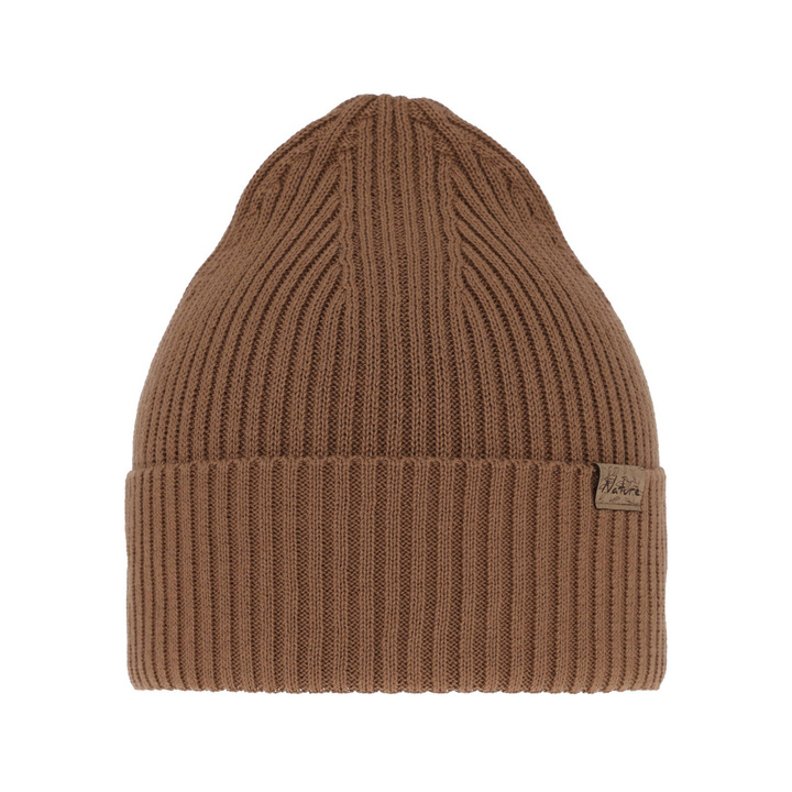 Beret d'hiver, automne/printemps femme, avec coton, camel, Messina