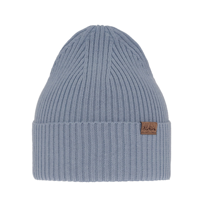 Bonnet d'hiver, printemps femme, avec coton, bleu, Messina