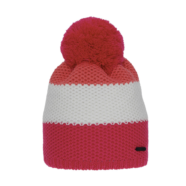 Bonnet d'hiver fille, rose, avec pompon, Naruto