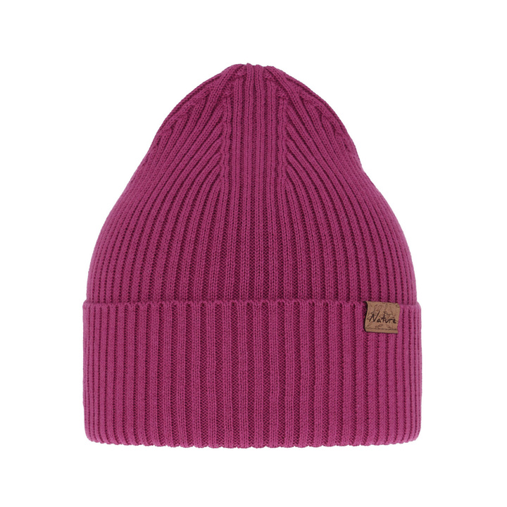 Bonnet d'hiver, printemps femme, avec coton, rose, Messina