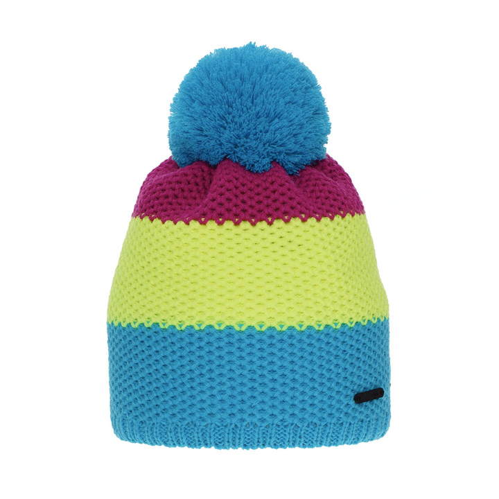 Bonnet d'hiver fille, bleu, avec pompon, Naruto