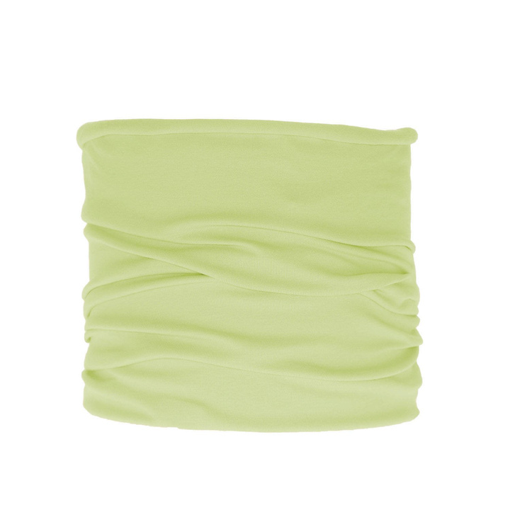 Tour de cou automne/printemps fille, vert citron, coton, Braun