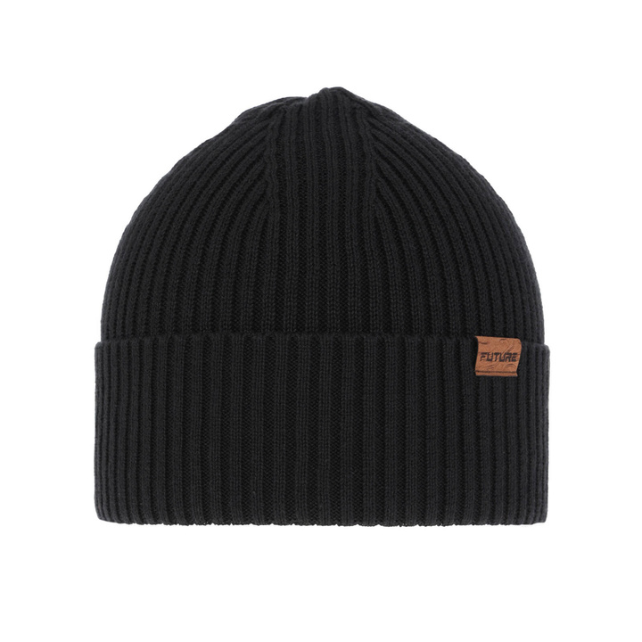 Bonnet d'hiver homme, avec coton, noir, Moss