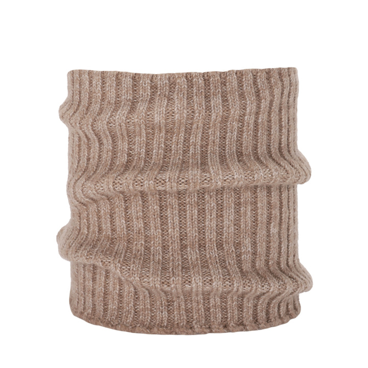 Bonnet d'hiver femme, hiver, beige foncé, avec laine mérinos, Besta