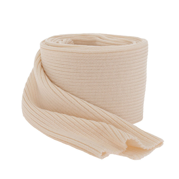 Écharpe d'hiver femme, crème, avec laine mérinos, Jessica