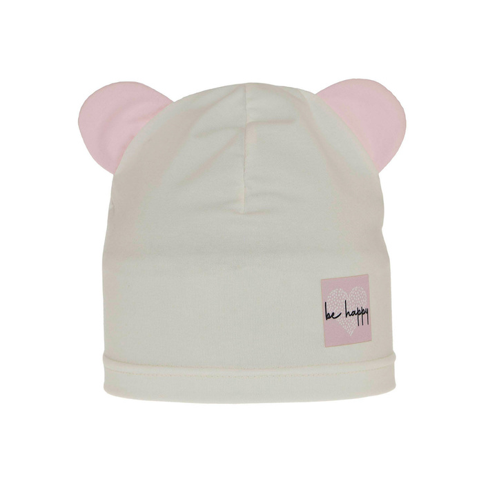 Bonnet automne/printemps fille, crème, coton, Joga