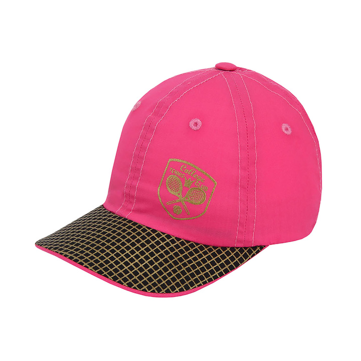 Casquette fille printemps, rose, coton, Tennis