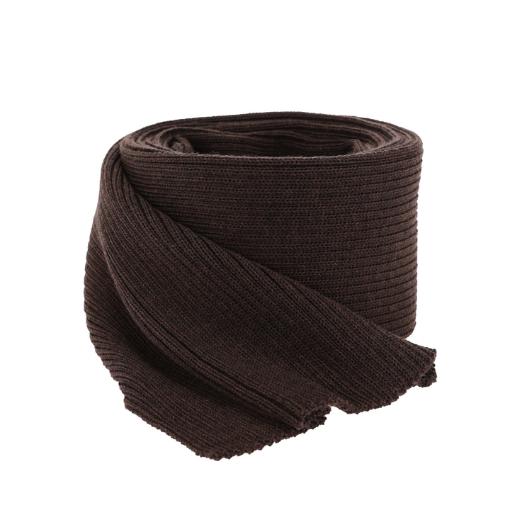 Écharpe d'hiver homme, brun, 100% Laine Mérinos Extrafine, Brayan