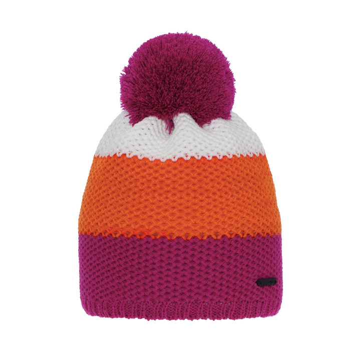 Bonnet d'hiver fille, rose, avec pompon, Naruto