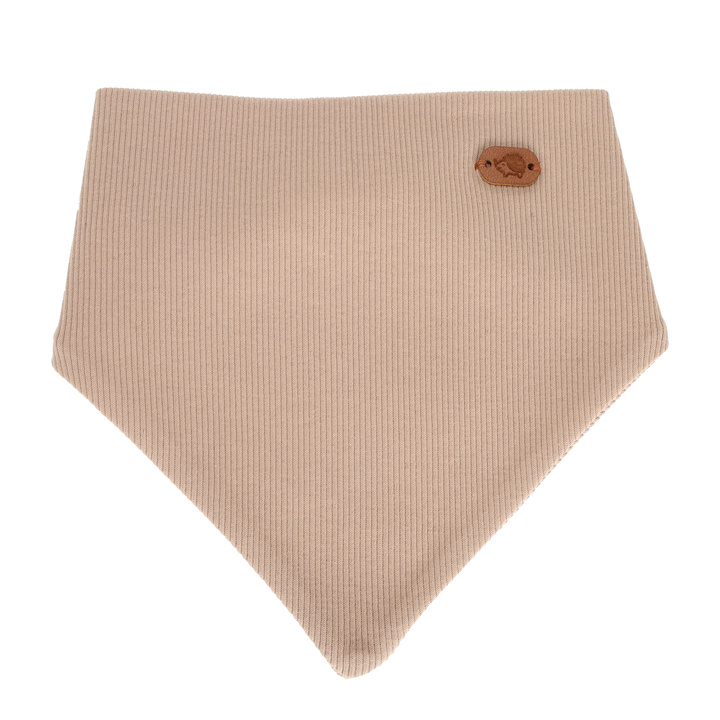 Tour de cou automne/printemps garçon, beige, en coton Lucent
