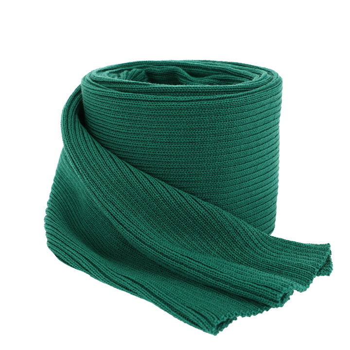 Écharpe d'hiver femme, verte, 100% Laine Mérinos Extrafine, Jessica