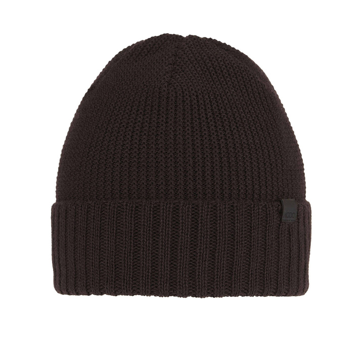 Bonnet d'hiver homme, brun, avec laine mérinos, Sewer