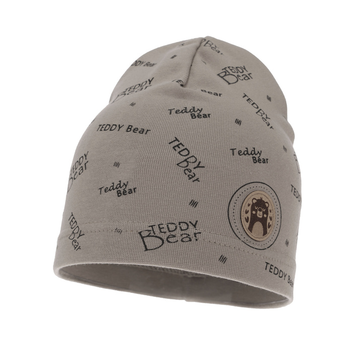 Bonnet automne/printemps garçon, brun-beige, Tedi