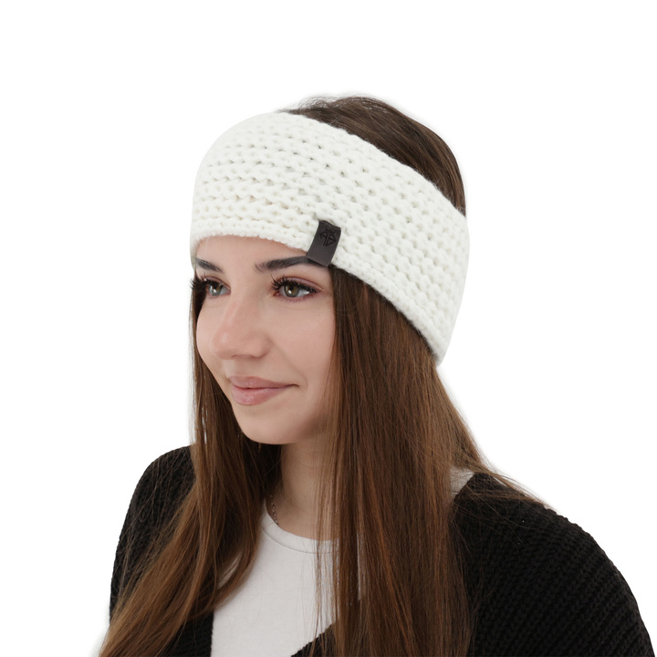 Bonnet d'hiver femme, crème, Alexis