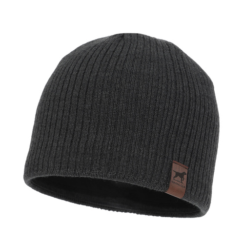 Bonnet d'hiver homme, gris, avec laine mérinos, Bird