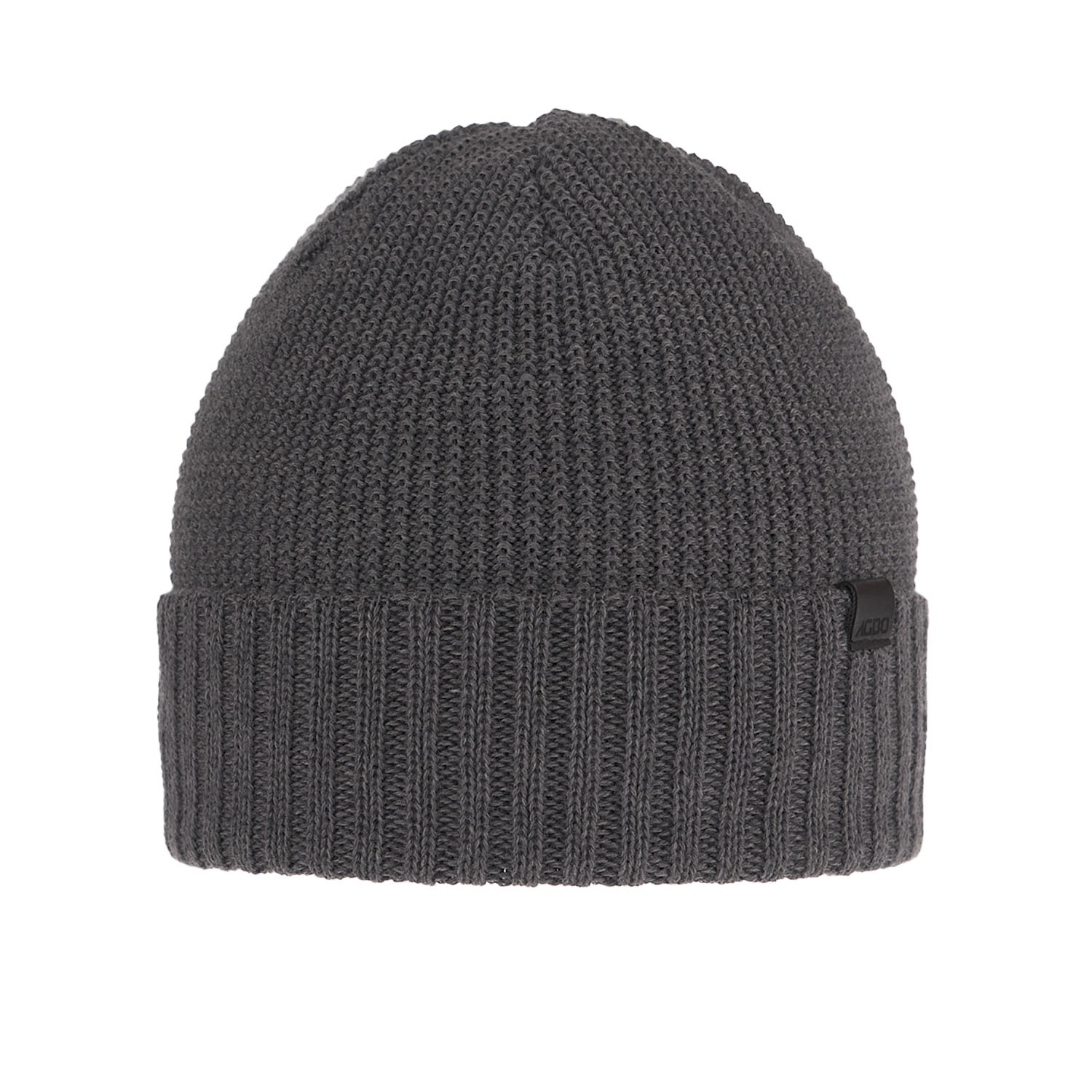 Bonnet d'hiver homme, hiver, gris, avec laine mérinos, Sewer
