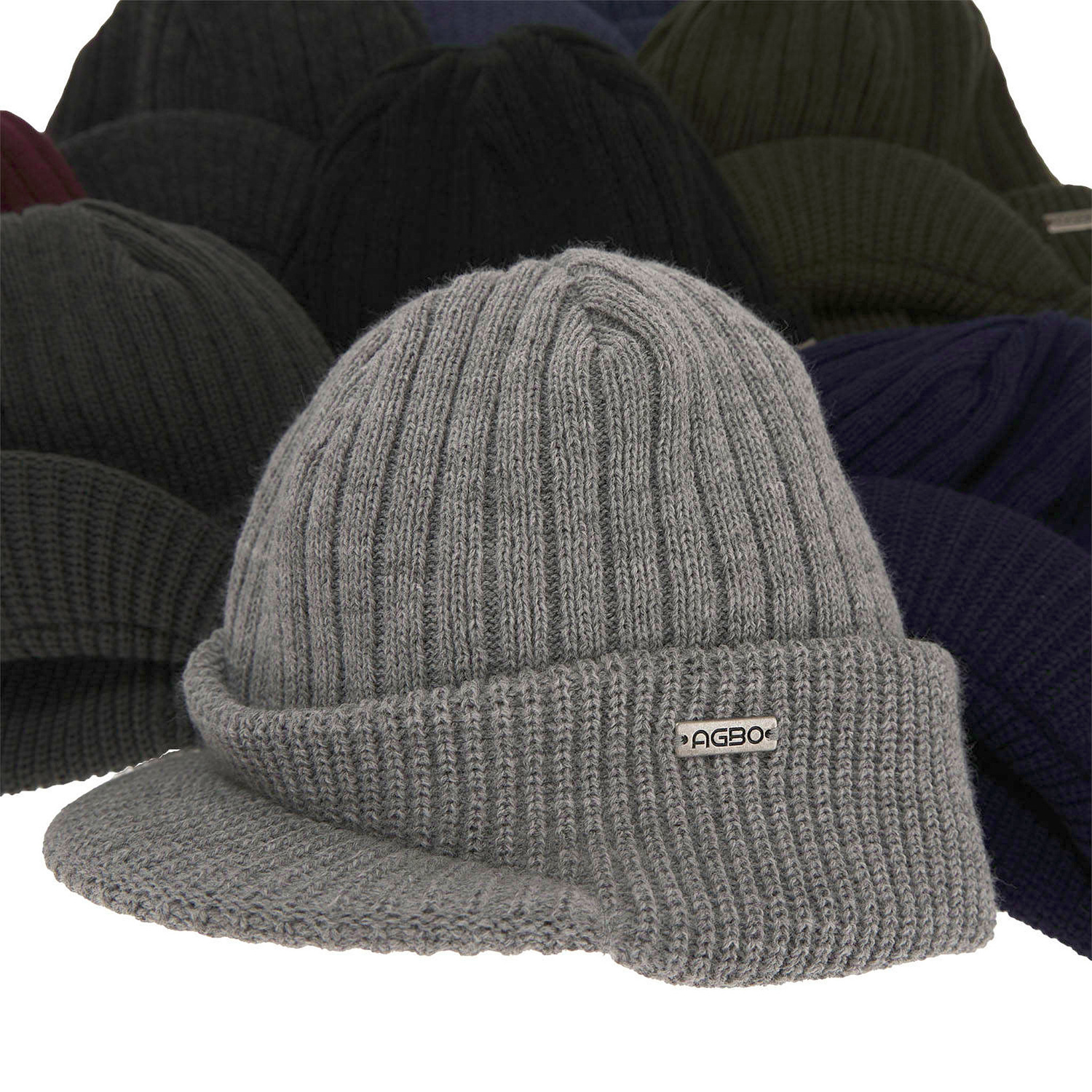 Bonnet d'hiver homme, bleu marine, Taker