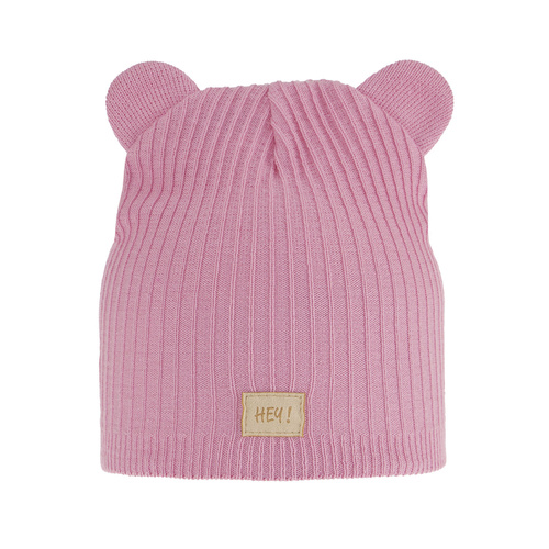 Bonnet automne/printemps fille, avec coton, rose, Clarisa