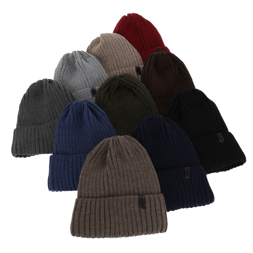 Bonnet d'hiver homme, marron, avec laine mérinos, Tyrol