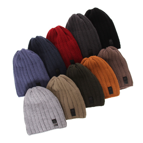 Bonnet d'hiver homme, noir, Derek