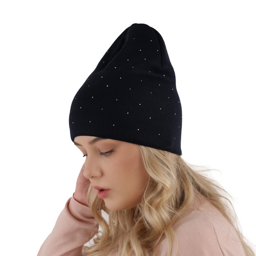 Bonnet automne/printemps femme, noire, Grecja