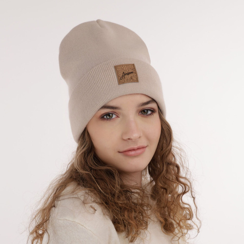 Bonnet d'hiver fille, crème, Bellona