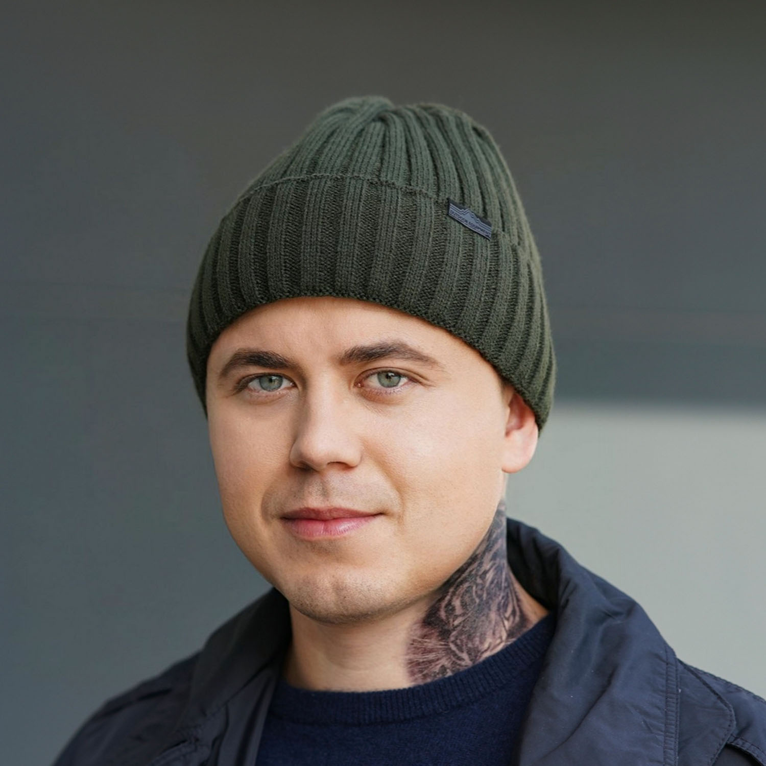 Bonnet d'hiver homme, gris foncé, Vincent
