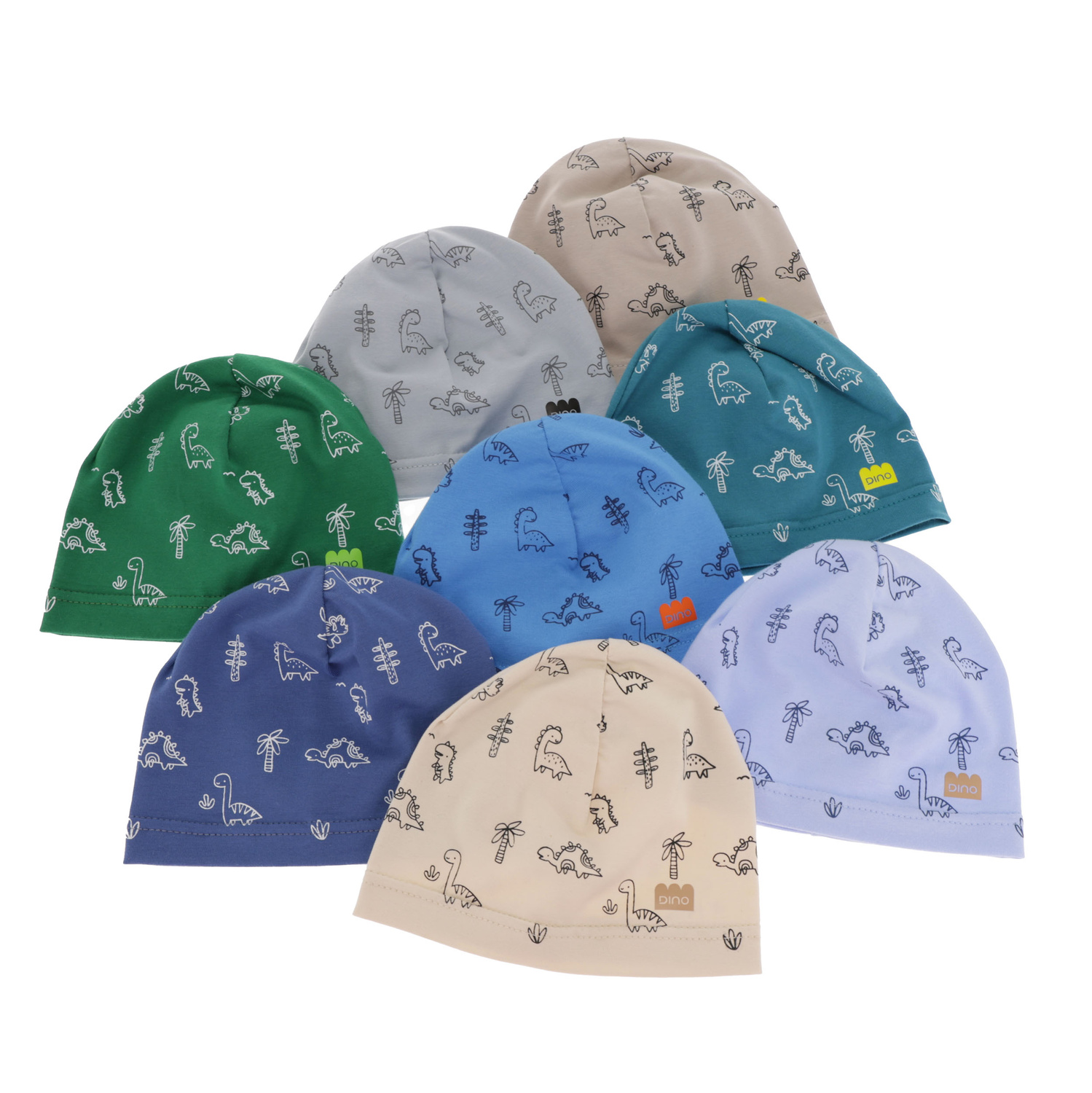 Bonnet automne/printemps garçon, vert émeraude, en coton, Jovik