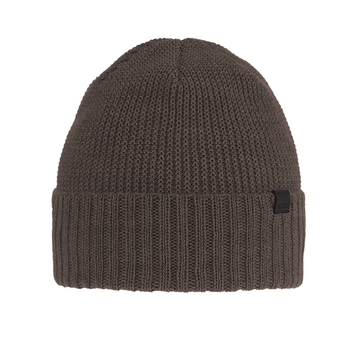 Bonnet d'hiver homme, brun, avec laine mérinos, Sewer