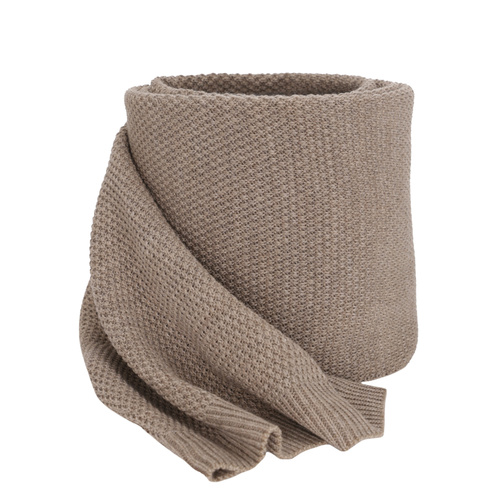 Écharpe d'hiver femme, beige foncé, Agora