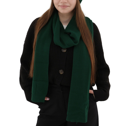 Écharpe d'hiver femme, vert, Agora