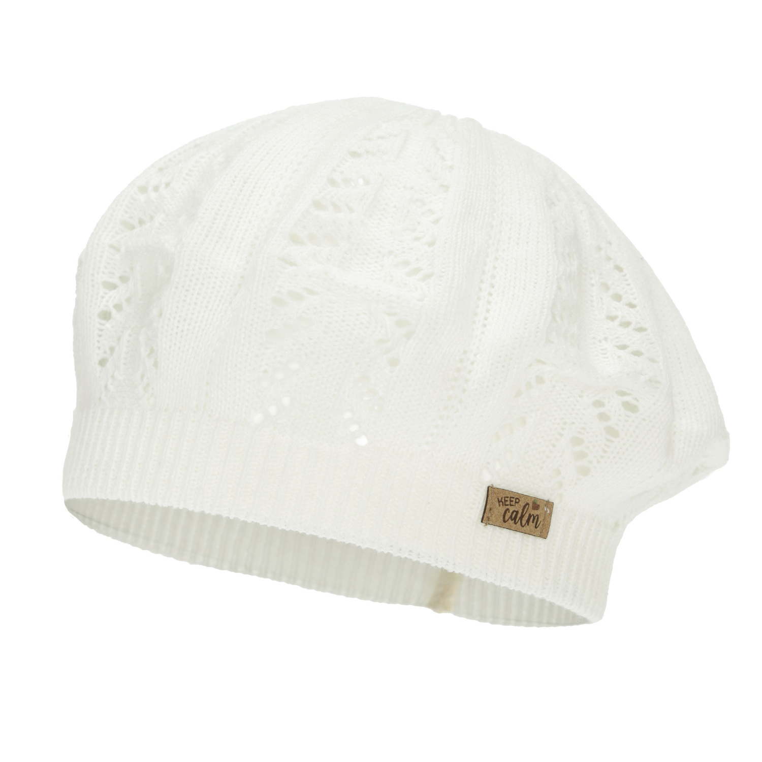 Béret fille automne/printemps, crème, Kevira