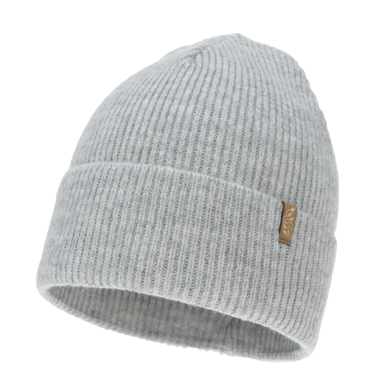 Bonnet d'hiver femme, gris, avec laine mérinos, Tahoe
