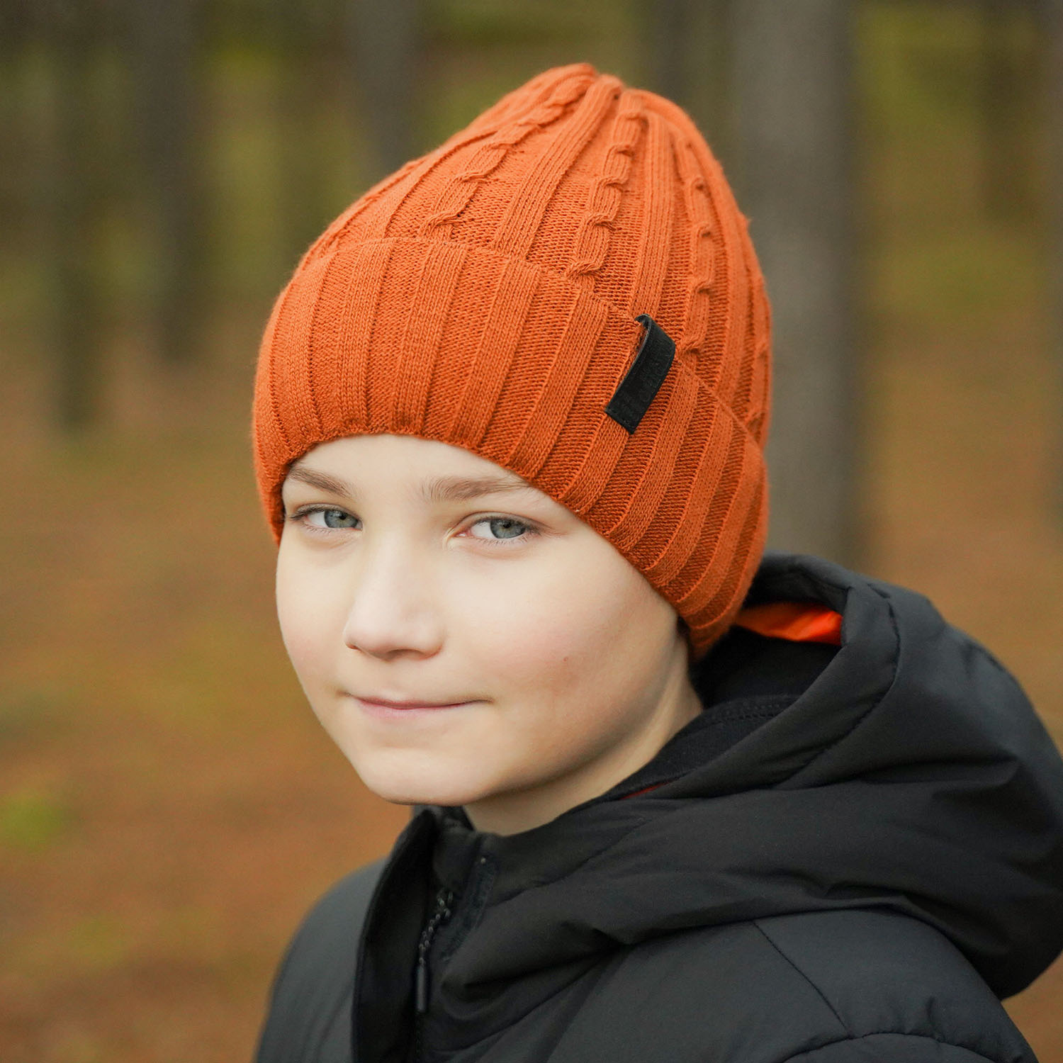 Bonnet d'hiver garçon, khaki, Lucas