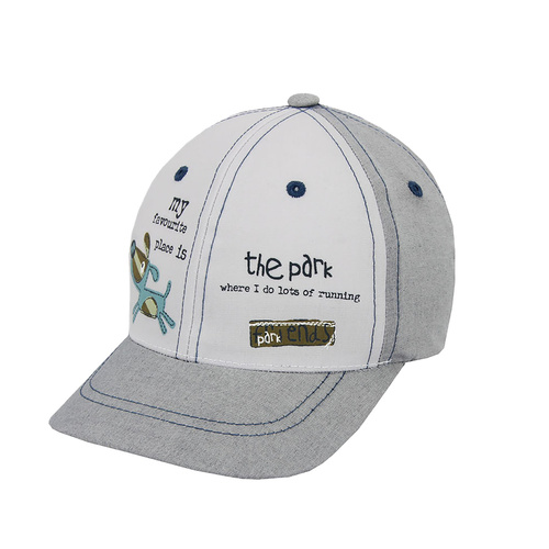 Casquette garçon automne/printemps, grise, coton, Dog