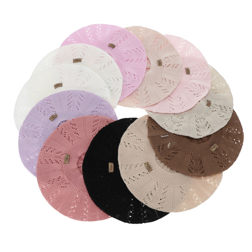 Béret automne/printemps fille, rose, Kevira