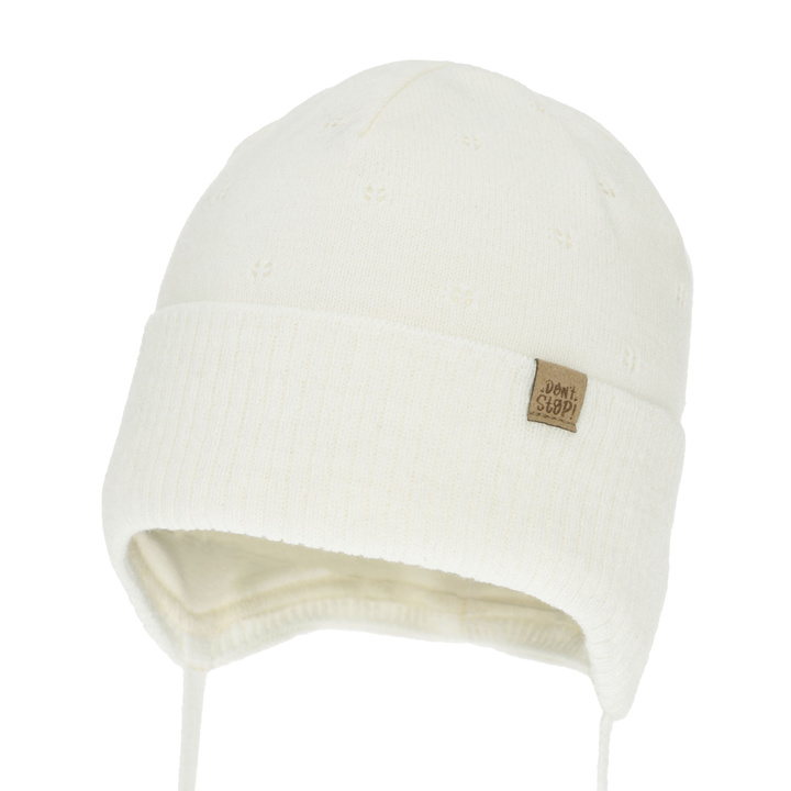 Bonnet automne/printemps garçon, bleu ciel, avec liens, Leif