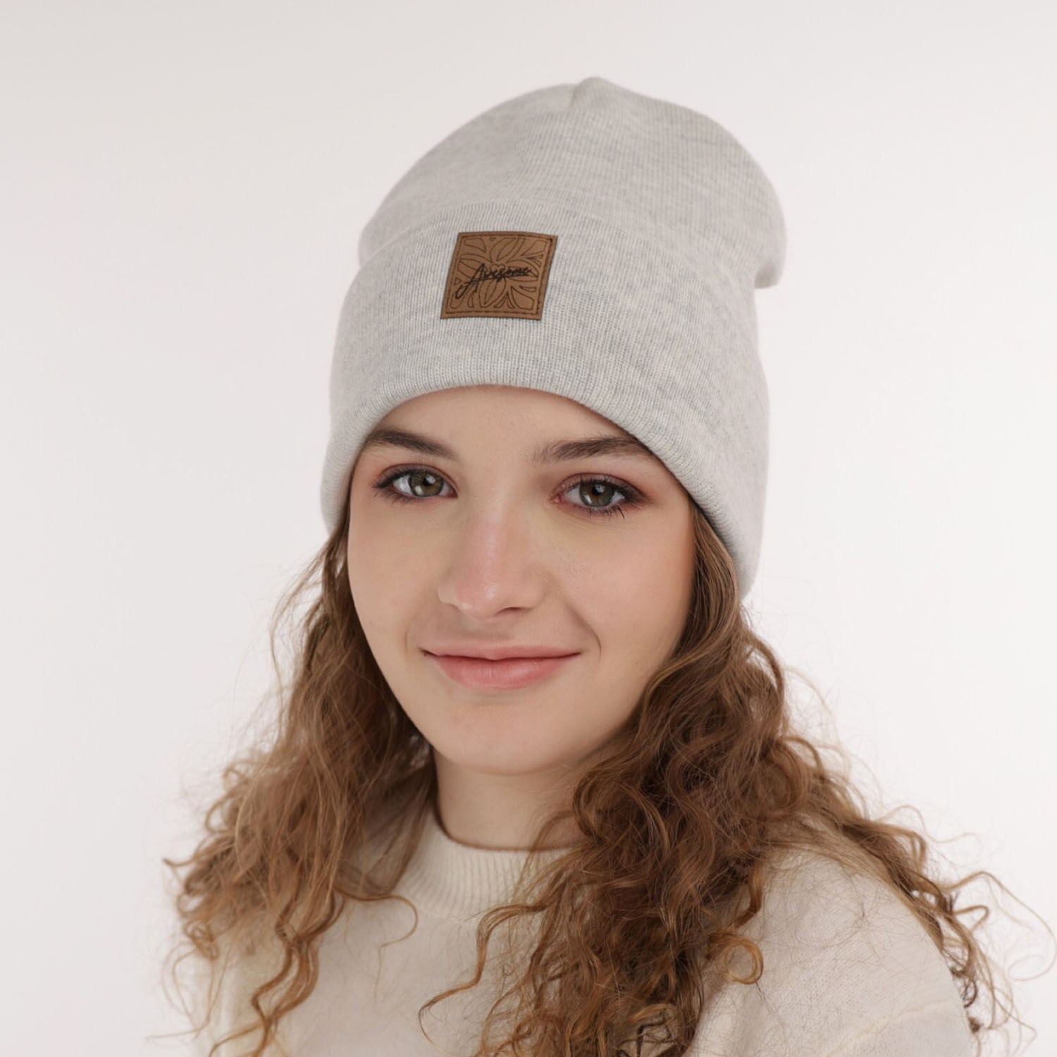Bonnet d'hiver fille, crème, Bellona