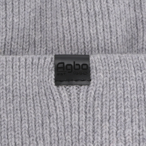 Bonnet d'hiver homme, gris, avec laine mérinos et cachemire, Arwen