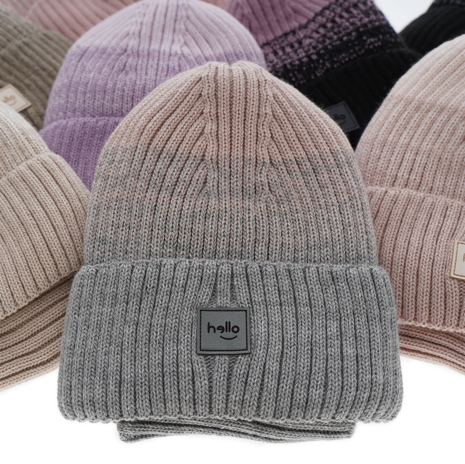 Ensemble d'hiver fille: bonnet et snood, noir, Tasha