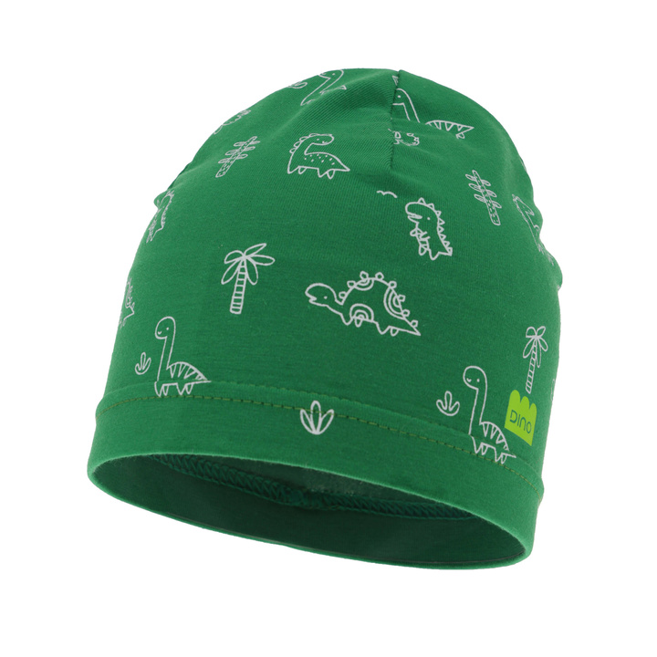Bonnet automne/printemps enfant, vert, en coton, Jovik