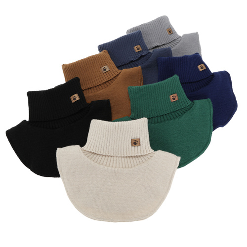 Tour de cou d'hiver garçon, beige, avec doublure, Lamor