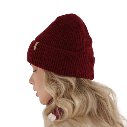 Ensemble d'hiver fille: bonnet et snood, gris, Edila