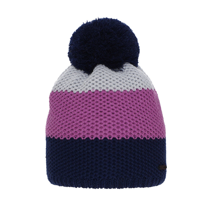Bonnet d'hiver fille, bleu marine, avec pompon, Naruto
