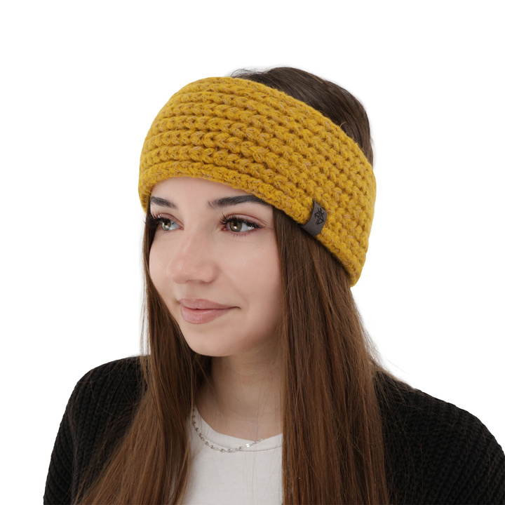 Bonnet d'hiver femme, brune, Opaska zimowa Alexis