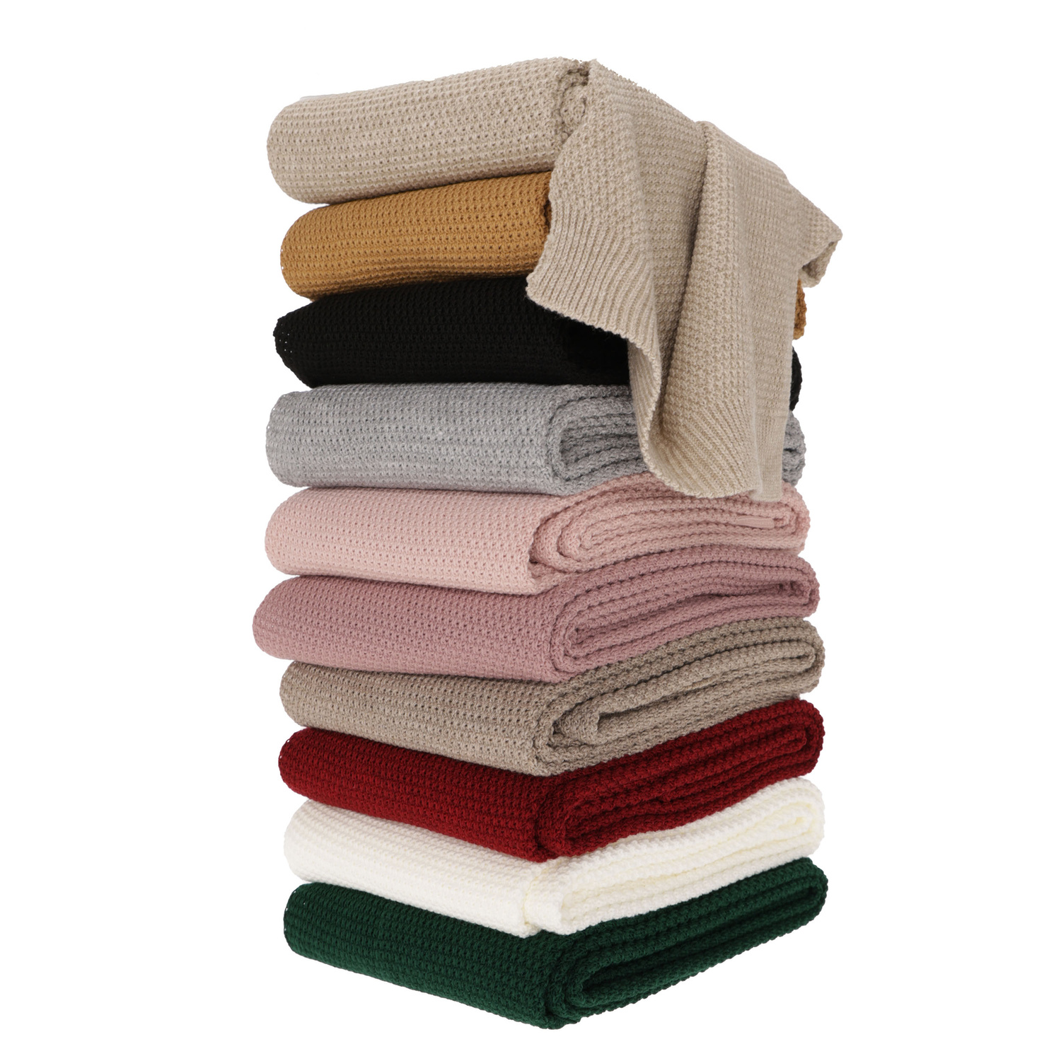 Écharpe d'hiver femme, beige foncé, Agora