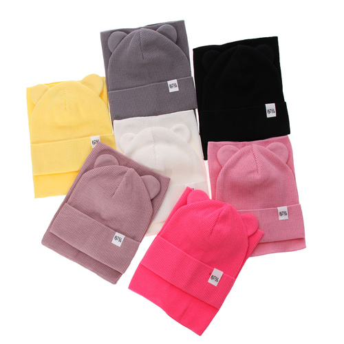 Ensemble automne/printemps fille: bonnet et snood, avec coton, rose, Kajra