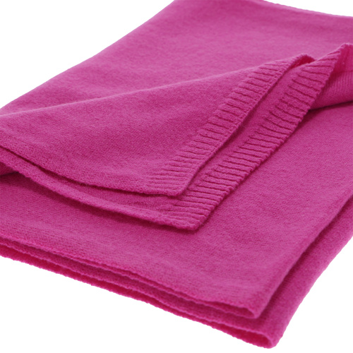Écharpe d'hiver femme, crème, laine mérinos avec cachemire, Irenia